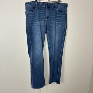 Kut From The Kloth Style KP9065MA2 Cut 149165 Raw Hem Jeans Size 16 (P20)